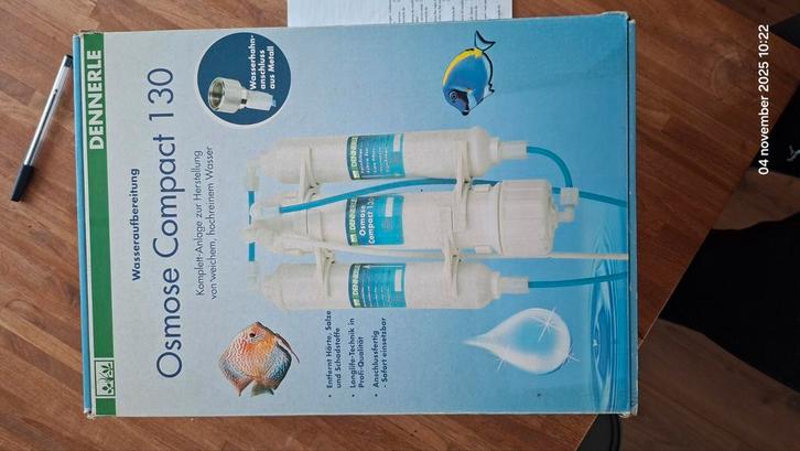 Dennerle osmose compact 130, Dieren en Toebehoren, Vissen | Aquaria en Toebehoren, Zo goed als nieuw, Filter of Co2, Ophalen of Verzenden