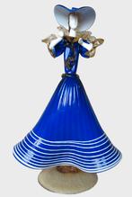 Kunstglas dame (blauwe jurk) Murano, Ophalen