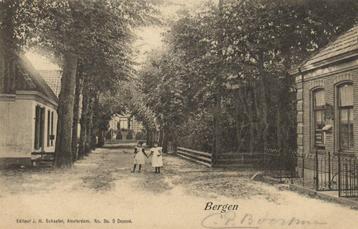 Bergen - dorpsgezicht - 1901 gelopen beschikbaar voor biedingen