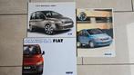 FIAT Multipla brochure prima staat 3x, Ophalen of Verzenden, Zo goed als nieuw, Overige merken