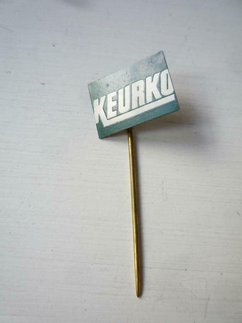 Keurko Groen Blikken Speldje Speld Blik, Verzamelen, Speldjes, Pins en Buttons, Gebruikt, Speldje of Pin, Merk, Ophalen of Verzenden