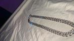 Cuban chain, Sieraden, Tassen en Uiterlijk, Kettingen, Ophalen of Verzenden, Zo goed als nieuw, Zilver, Overige materialen