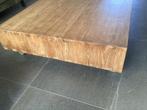 Eiken Salontafel 100x100, Huis en Inrichting, Tafels | Salontafels, Ophalen, Gebruikt, 50 tot 100 cm, 100 tot 150 cm