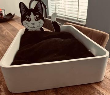Kattenbed bed met kussen mandje kat poes kitten felix beschikbaar voor biedingen