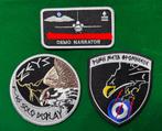 Helenic F-16 demoteam “ZEUS” patch set, Verzamelen, Ophalen of Verzenden, Zo goed als nieuw, Patch, Badge of Embleem