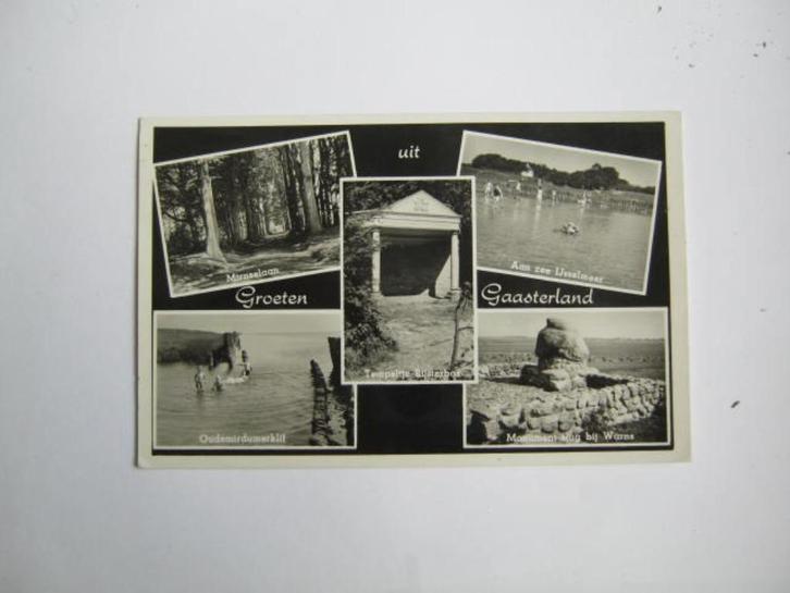 ansichtkaarten Nederland, TC 9-59 Gr. uit Gaasterland 5 luik, Verzamelen, Ansichtkaarten | Nederland, Gelopen, Friesland, 1940 tot 1960