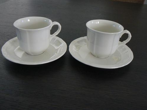 2 Villeroy en Boch kop en schotel Manoir koffiekop, Huis en Inrichting, Keuken | Servies, Gebruikt, Kop(pen) en/of Schotel(s)