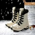 Luxe hoge snowboots voor dames waterdicht met dikke zolen, Ophalen of Verzenden, Nieuw, Beige, Snowboots