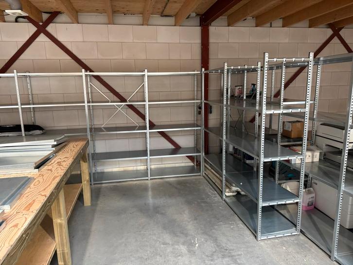 Metalen magazijnstellingen, Huis en Inrichting, Kasten | Stellingkasten, Zo goed als nieuw, Ophalen of Verzenden