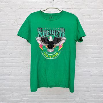 Pinned By K T-shirt Maat S Groen Adelaar Soldier beschikbaar voor biedingen