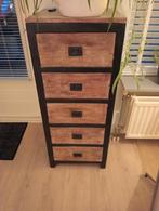 Leuk opgeknapt oud ladekastje, Minder dan 50 cm, Gebruikt, Vintage, Ophalen of Verzenden