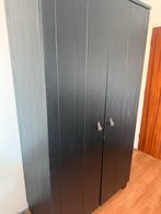 Woood zwarte kast - 203x110x55 cm, Ophalen, Gebruikt, 100 tot 150 cm, 200 cm of meer