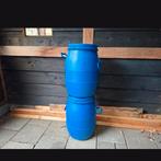 Te koop 2 voertonnen a 20 of 25 liter, Dieren en Toebehoren, Vogels | Toebehoren, Ophalen, Zo goed als nieuw, Eten en Drinken