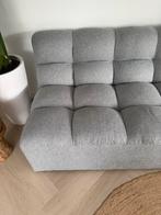 Grijze Woood bank, Huis en Inrichting, Banken | Sofa's en Chaises Longues, Ophalen, Zo goed als nieuw, Driepersoons, Stof