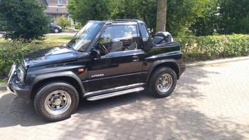 Suzuki Vitara 1.6 JLX Cabrio 4WD U9 1991 Zwart  beschikbaar voor biedingen