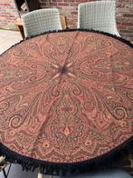 Wollen antiek tafelkleed , beide zijde te gebruiken.1.40cm, Antiek en Kunst, Ophalen of Verzenden