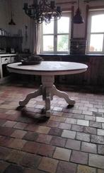 Eettafel/kloostertafel rond 140, Ophalen, Gebruikt, Rond, Vijf personen of meer