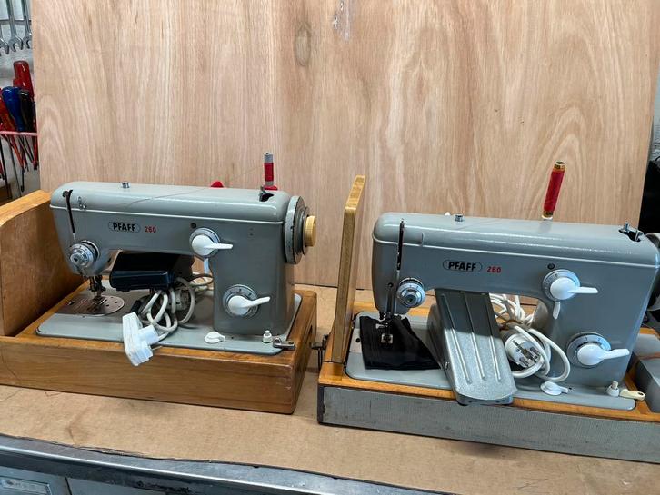 2x Semi industrie Pfaff 260 naaimachine., Hobby en Vrije tijd, Naaimachines en Toebehoren, Gebruikt, Naaimachine, Pfaff, Ophalen of Verzenden