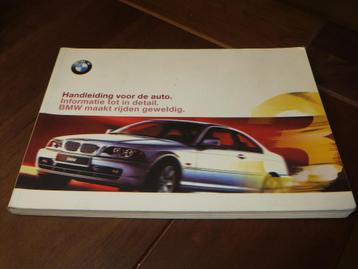 Instructieboek BMW 3-seire Coupe E46 2000 BMW 318Ci - 330 Ci beschikbaar voor biedingen