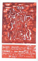 Jean Haeck expositieposter in aquatint  "Galerie Bossut 1973, Antiek en Kunst, Kunst | Etsen en Gravures, Ophalen