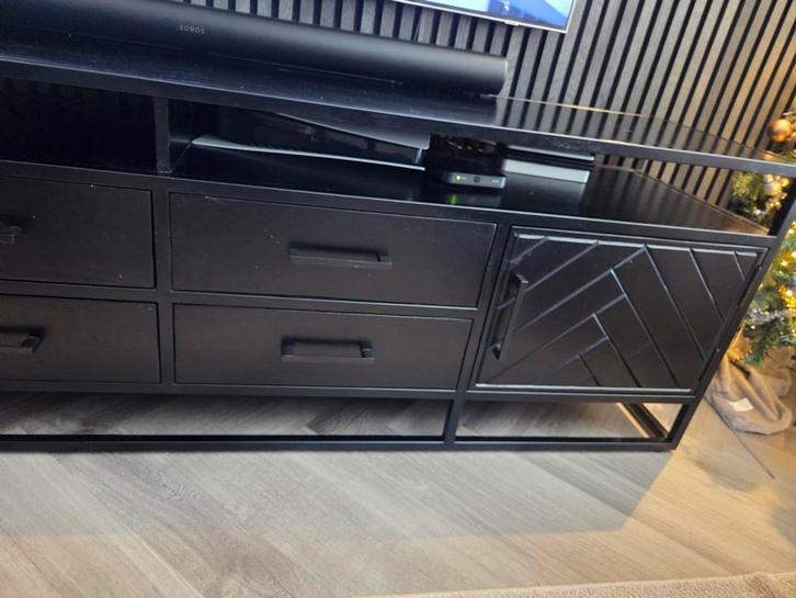 Visgraat tv meubel, Antiek en Kunst, Antiek | Meubels | Kasten, Ophalen