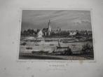 A 102 / Roermond Staalgravure 1860, Antiek en Kunst, Ophalen of Verzenden