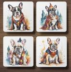 Franse Bulldog Harry Potter onderzetters met houder, Ophalen of Verzenden, Nieuw, Glas of Kopje