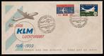 Nederland FDC E40 Zonder Adres, 40 jaar KLM 1959, Ophalen of Verzenden, Onbeschreven, Nederland
