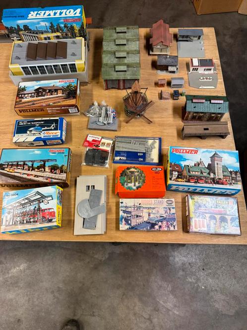 H0 schaal scenery advertentie gewijzigd, Hobby en Vrije tijd, Modeltreinen | Overige schalen, Zo goed als nieuw, Brug, Tunnel of Gebouw