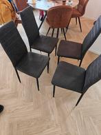 Gebruikte eetkamerstoelen Rowin van Leenbakker, Ophalen, Gebruikt, Zwart, Modern