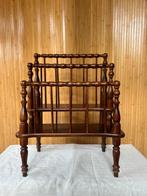 Vintage Houten Krantenbak / Lectuurbak, Huis en Inrichting, Woonaccessoires | Krantenbakken en Lectuurbakken, Gebruikt, Ophalen of Verzenden