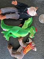 3 efteling knuffels wolf draak en ezel. Samen 30 euro., Ophalen of Verzenden, Gebruikt, Knuffel of Figuurtje