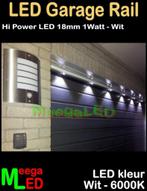 LEDgaragerail lengte 250 tot 320cm met 6x Hi Power LEDs, Nieuw, LEDverlichting, LEDgaragerail, Ophalen of Verzenden