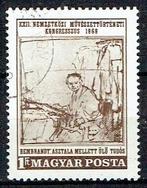 Hongarije 1969 Schilderij kunst, Verzenden, Gestempeld, Overige thema's