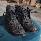 Grijze panterprint veterschoenen Fashion Line maat 41, Ophalen of Verzenden, Zo goed als nieuw