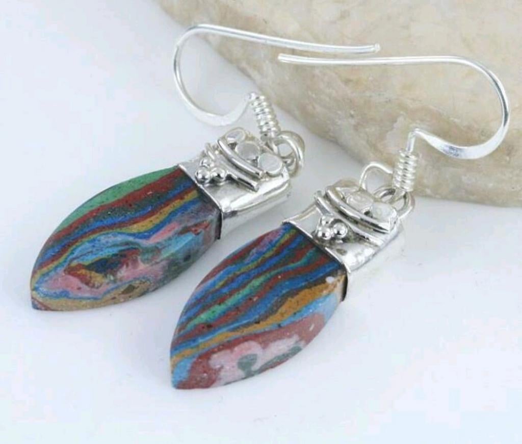 Calsilica oorbellen, Sieraden, Tassen en Uiterlijk, Oorbellen, Hangers, Overige kleuren, Verzenden, Nieuw