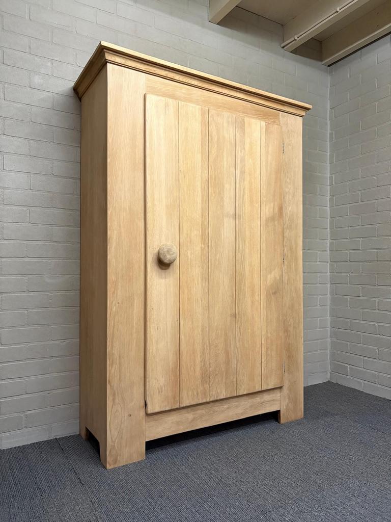 Eiken broodkast / voorraadkast onbehandeld, Huis en Inrichting, Kasten | Kledingkasten, Zo goed als nieuw, 150 tot 200 cm, 100 tot 150 cm
