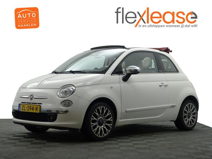 Fiat 500C 1.2 Lounge Cabrio- Airco Aux Multimedia, Parelmoer, Auto's, Fiat, Bedrijf, Te koop, 500C, ABS, Airbags, Airconditioning