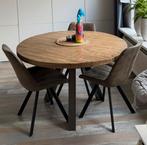 Ronde Eettafel - 120cm Diameter, Ophalen, Gebruikt, 100 tot 150 cm, Rond