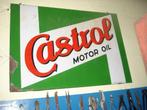Retro Emaille reclamebord CASTROL in metaal, Antiek en Kunst, Antiek | Emaille, Ophalen