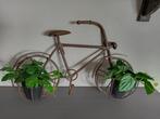 Wand/muur planten bloemen hanger fiets van metaal, Ophalen of Verzenden, Zo goed als nieuw