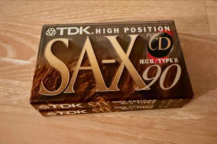 2 TDK SA-X 90 Cassettes - Nieuw in Verpakking!, Cd's en Dvd's, Cassettebandjes, Nieuw in verpakking, Onbespeeld, Overige genres