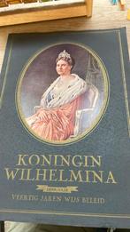Koningin Wilhelmina veertig jaren wijs beleid, Verzamelen, Koninklijk Huis en Royalty, Gebruikt, Ophalen of Verzenden, Kaart, Foto of Prent