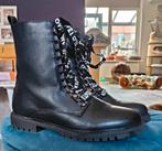Zwarte veterboots Trend One Young maat 39, Kleding | Dames, Schoenen, Ophalen of Verzenden, Zo goed als nieuw, Zwart