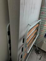 Eenpersoons stretcher met matras, Ophalen, Eenpersoons, Hout, 90 cm