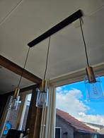 Zwart gouden hanglamp., Huis en Inrichting, Lampen | Hanglampen, Ophalen of Verzenden, Zo goed als nieuw, 75 cm of meer