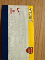 Ticket Arsenal - Ajax | Afscheid Dennis Bergkamp, Ophalen of Verzenden, Ajax, Overige typen