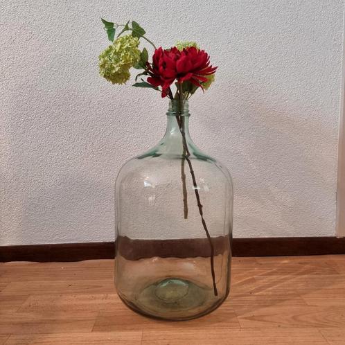 Glazen Gistfles / Dame Jeanne - Groen, Antiek en Kunst, Antiek | Glas en Kristal, Ophalen
