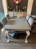 Antieke eettafel, Huis en Inrichting, Complete eetkamers, Ophalen, Zo goed als nieuw