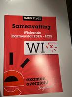 Wiskunde Samenvatting VMBO Examenstof, Ophalen of Verzenden, Zo goed als nieuw, VMBO, Wiskunde A